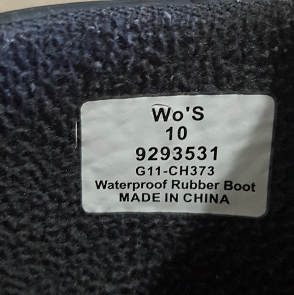 Sperry Top-sider Rain Boots Size 10 - Picture 2 of 5